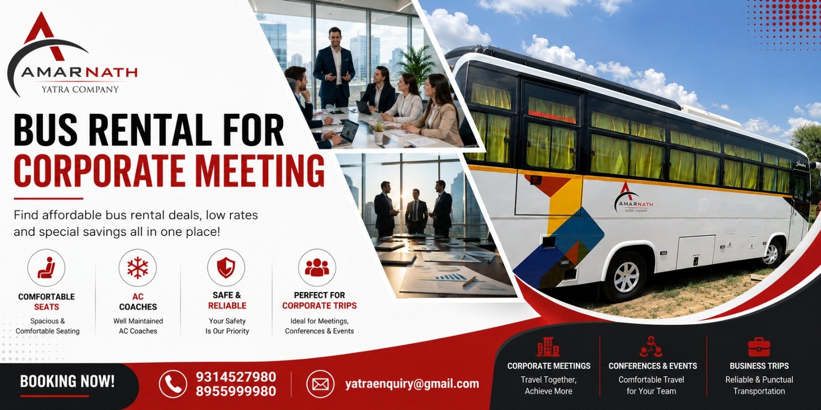 Corporate Meeting Bus Rental